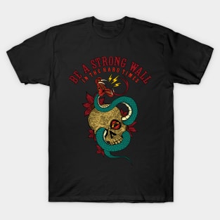 skull n snake T-Shirt